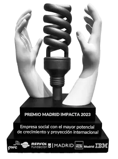 Premio a la empresa social con mayor potencial de crecimiento y proyección internacional por el Ayuntamiento de Madrid